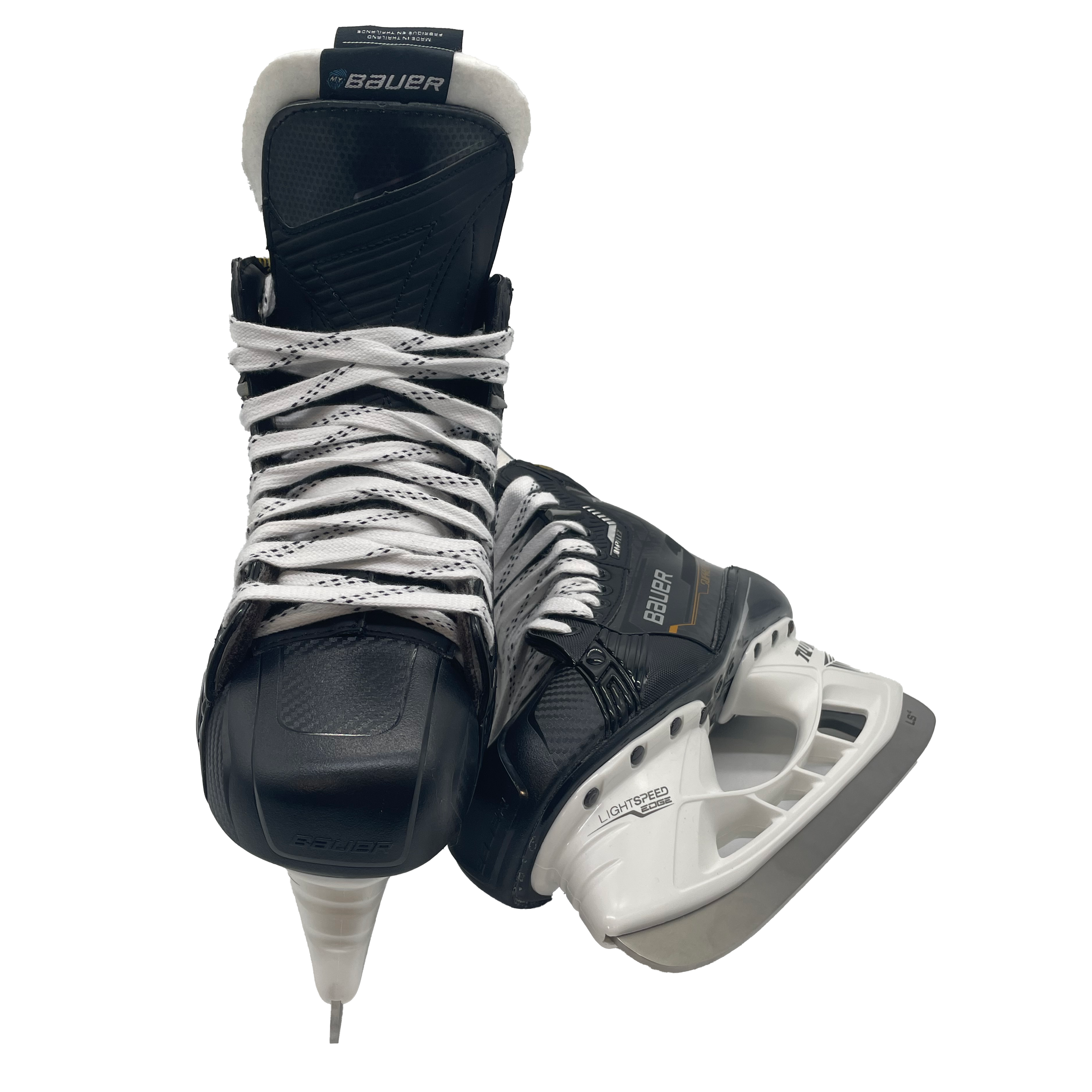 Patins de hockey Bauer Supreme Mach Pro Stock - Taille 7.25D/7D (jaune)
